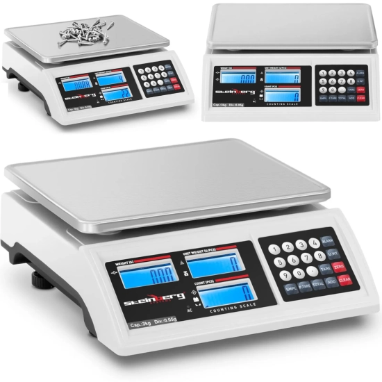 Waga licząca Steinberg Systems SBS-ZW-30005, 3 kg / 0,05 g, RS232