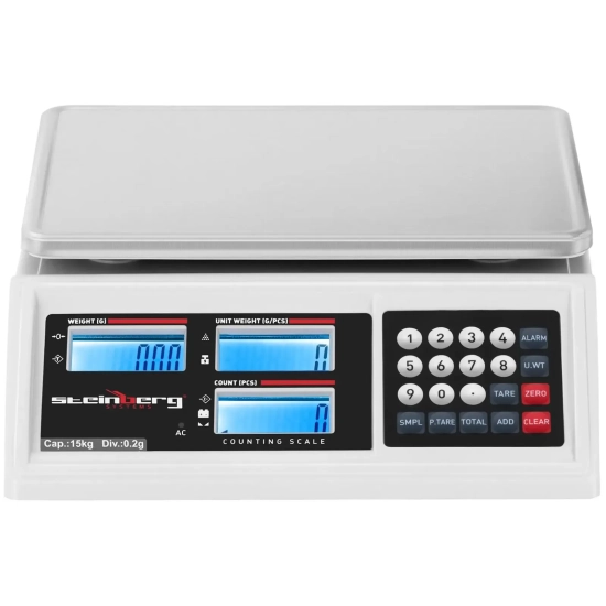 Waga licząca Steinberg Systems SBS-ZW-1502, 15 kg / 0,2 g, RS232