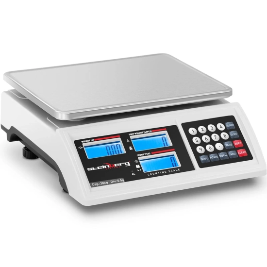 Waga licząca Steinberg Systems SBS-ZW-3005, 30 kg / 0,5 g, RS232