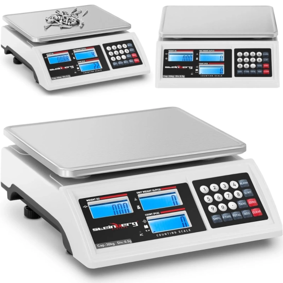 Waga licząca Steinberg Systems SBS-ZW-3005, 30 kg / 0,5 g, RS232