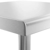 Royal Catering Stół blat roboczy stalowy nierdzewny z półką 90x60cm
