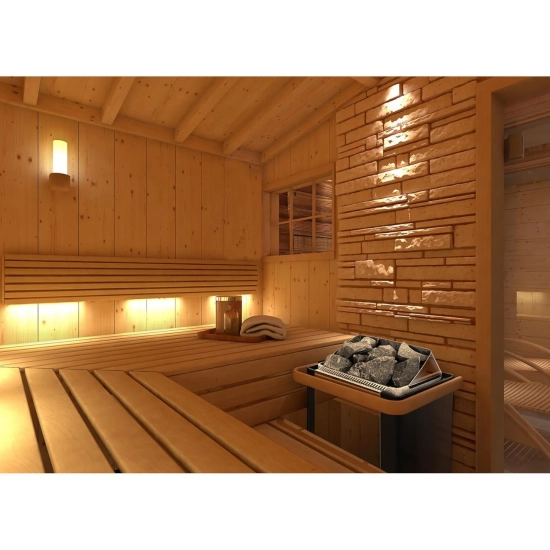 Piec do sauny Uniprodo 8 kW, 8–12 m³, UNI_SAUNA_S8.0KW