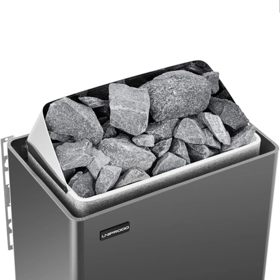 Piec do sauny Uniprodo 8 kW, 8–12 m³, UNI_SAUNA_G8.0KW
