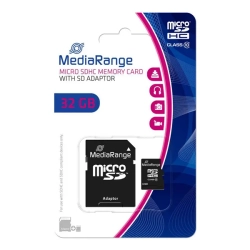 Karta pamięci MediaRange karta SD, 32 GB, UHS-I U1 (klasa 10), z adapterm