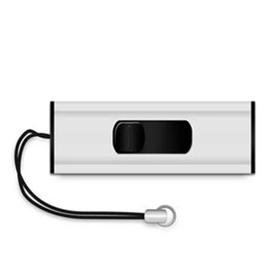 Pendrive MediaRange USB 3.0, 128 GB, srebrny, USB A, wysuwany MR918