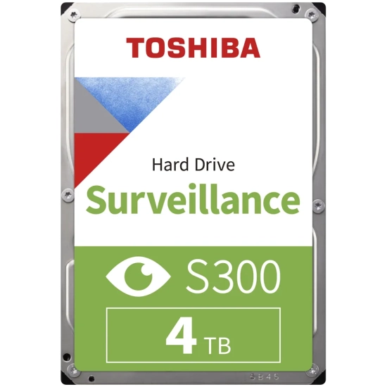 Dysk HDD Toshiba S300 HDWT840UZSVA 4 TB, format 3,5 cala, SATA 6 Gb/s, wariant przeznaczony do rejestratorów monitoringu