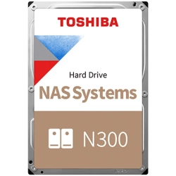 Wewnętrzny dysk HDD Toshiba N300 6 TB, model HDWG460UZSVA, format 3,5".