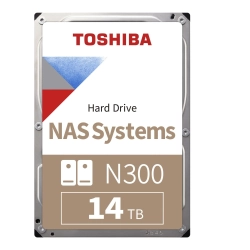 Wewnętrzny dysk HDD Toshiba N300 14 TB, model HDWG51EUZSVA.