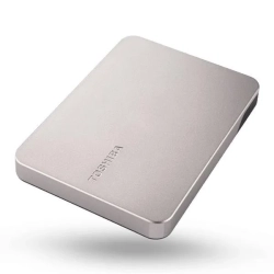 Zewnętrzny dysk HDD Toshiba Canvio Flex 2 TB w kolorze srebrny, wariant HDTX220ESCAA. Zewnętrzny dysk HDD Toshiba Canvio Flex 2 TB w kolorze srebrny, wariant HDTX220ESCAA.
