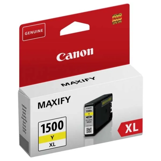 Oryginalny tusz Canon PGI 1500 XL high capacity 9195B001, żółty, 12 ml