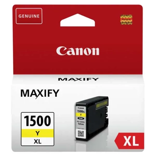 Oryginalny tusz Canon PGI 1500 XL high capacity 9195B001, żółty, 12 ml