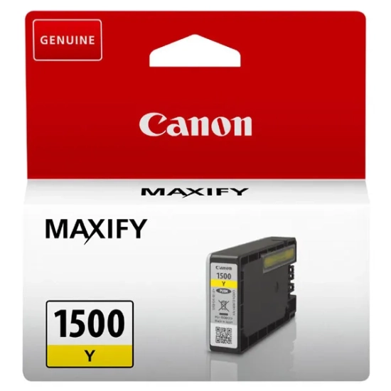 Oryginalny tusz Canon PGI-1500 Y 9231B001, żółty, 4,5 ml, 300 stron