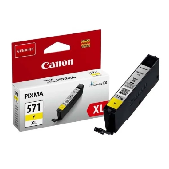 Oryginalny tusz Canon CLI-571 XL Y high capacity 0334C001, żółty, 11 ml