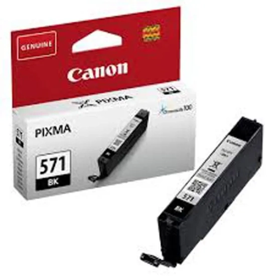 Oryginalny tusz Canon CLI-571 BK 1szt 0385C001, czarny, 7 ml, 376 stron