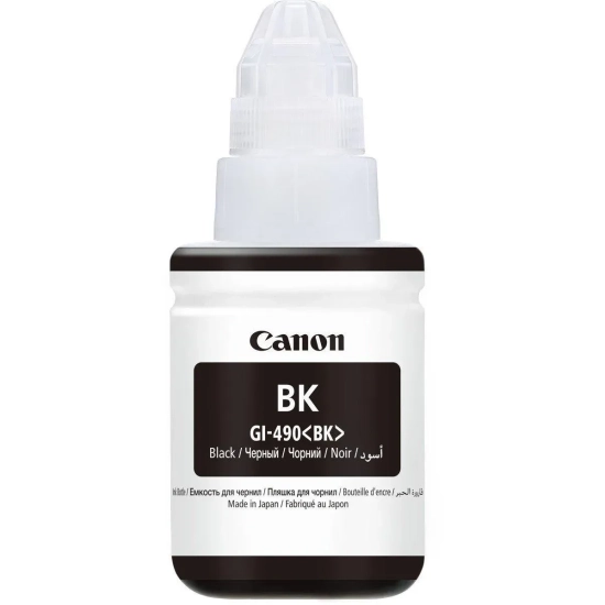 Oryginalny tusz Canon GI-490 Bk 0663C001, czarny, 135 ml, 6 000 stron