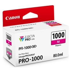 Oryginalny tusz Canon PFI-1000 M 0548C001, magenta, 80 ml, 5 885 stron