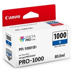 Oryginalny tusz Canon PFI-1000 B blue 0555C001, 80 ml, 4 875 stron