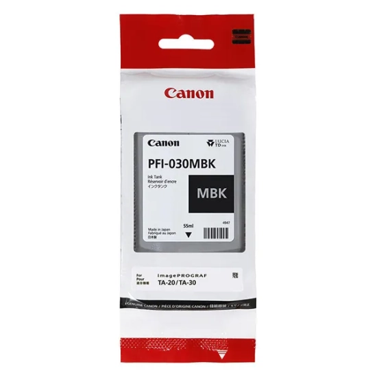 Oryginalny tusz Canon PFI-030 MBK mat 3488C001, czarny, 55 ml
