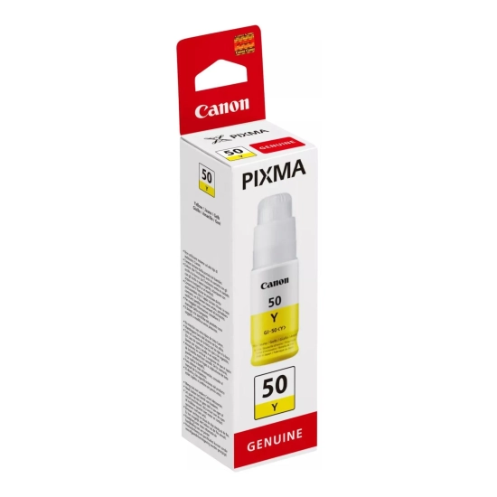 Oryginalny tusz Canon GI-50 Y 3405C001, żółty, 70 ml, 7 700 stron
