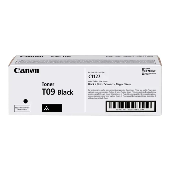 Oryginalny toner Canon T09 BK 3020C006, czarny, 7 600 stron