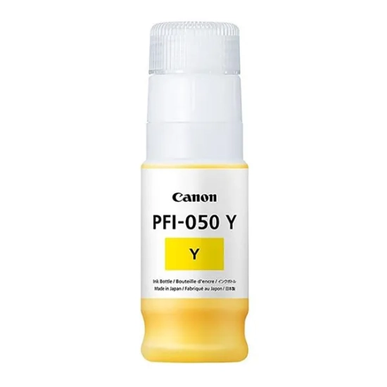 Oryginalny tusz Canon butelka PFI-050 Y 5701C001, żółty, 70 ml