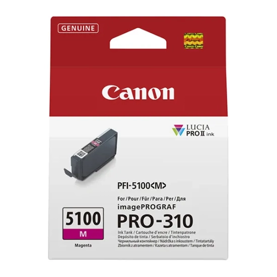 Oryginalny tusz Canon PFI-5100 M 6954C001, magenta