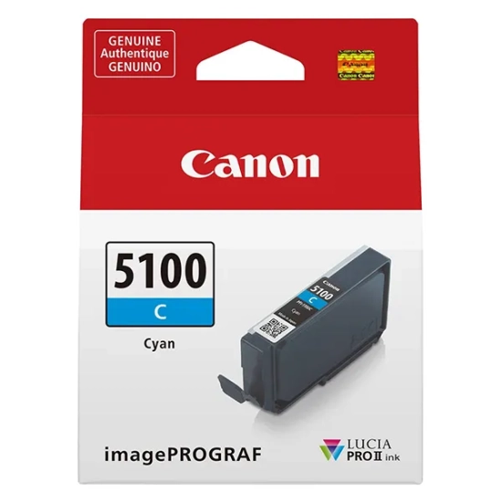 Oryginalny tusz Canon PFI-5100 PC Photo 6956C001, cyjan