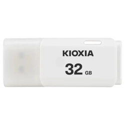 Pendrive KIOXIA TransMemory U202 32 GB (LU202W032GG4), zdejmowana zaślepka.