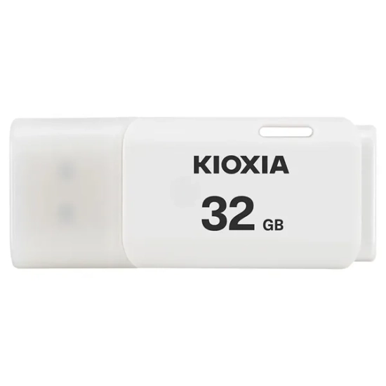 Pendrive KIOXIA TransMemory U202 32 GB (LU202W032GG4), zdejmowana zaślepka.