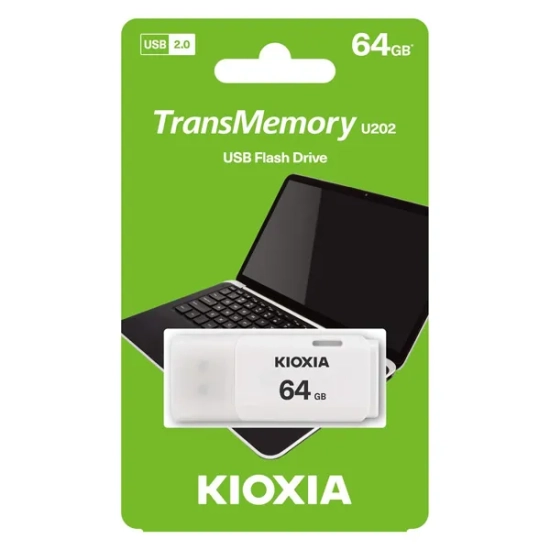 Kioxia Pendrive TransMemory U202 64 GB USB 2.0 LU202W064GG4
