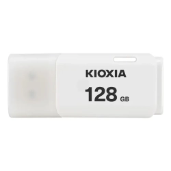 Pendrive KIOXIA TransMemory U202 128 GB, MPN LU202W128GG4, złącze USB-A, kolor biały.