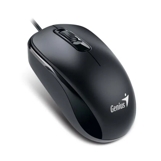 Mysz komputerowa Genius DX-120 przewodowa, czarna, 1200 DPI 31010105106