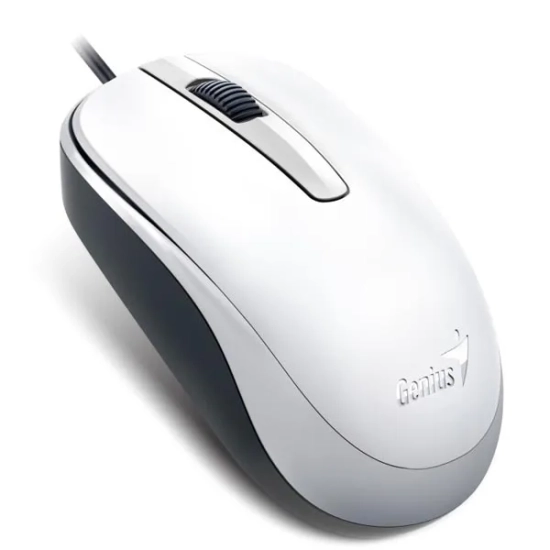 Mysz komputerowa Genius DX-120 przewodowa, biała, 1200 DPI 31010105107