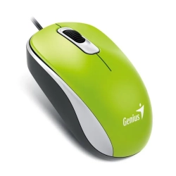 Mysz komputerowa Genius DX-110 przewodowa, zielona, 1000 DPI 31010116112