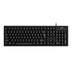 Klawiatura Genius Smart KB-100 przewodowa (USB) US, czarna 31300005400