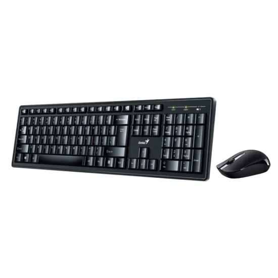 Zestaw klawiatury i myszy Genius KM-8200, bezprzewodowy, układ US