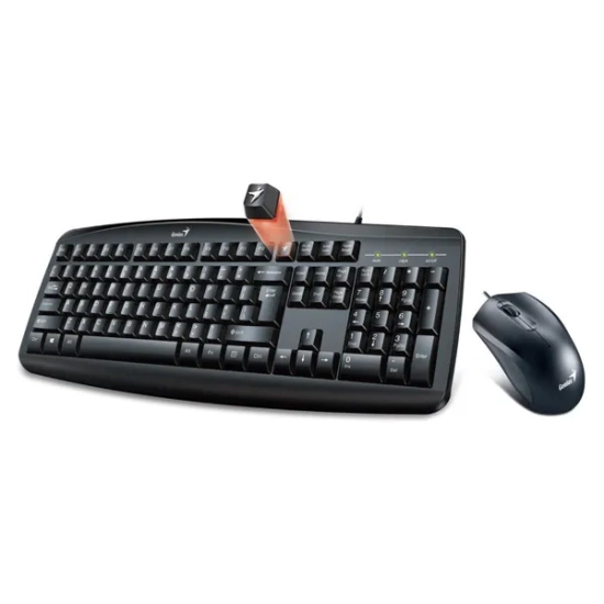 Zestaw klawiatury i myszy Genius KM-200, układ US 31330003400