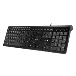 Klawiatura Genius Slimstar 230 przewodowa (USB) US, czarna 31310010400