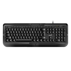 Klawiatura Genius KB-118 przewodowa (USB) US, czarna 31300010400