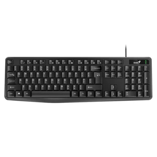 Klawiatura Genius KB-117 przewodowa (USB) US, czarna 31310016400