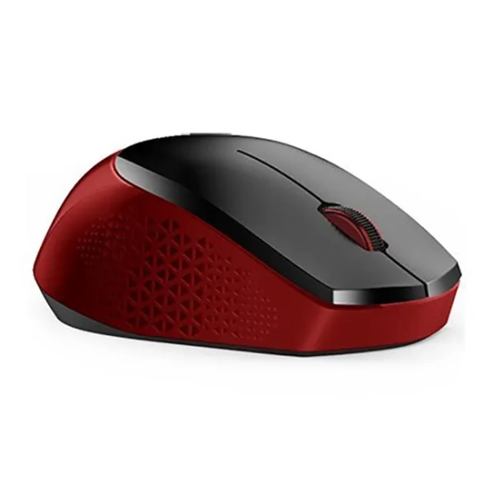 Mysz komputerowa Genius NX-8000S bezprzewodowa, czarno-czerwona, 1600 DPI