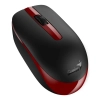 Mysz komputerowa Genius NX-7007 bezprzewodowa, czarno-czerwona, 1200 DPI