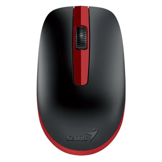 Mysz komputerowa Genius NX-7007 bezprzewodowa, czarno-czerwona, 1200 DPI