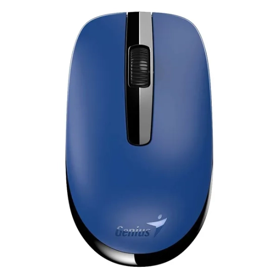 Mysz komputerowa Genius NX-7007 bezprzewodowa, czarno-niebieska, 1200 DPI