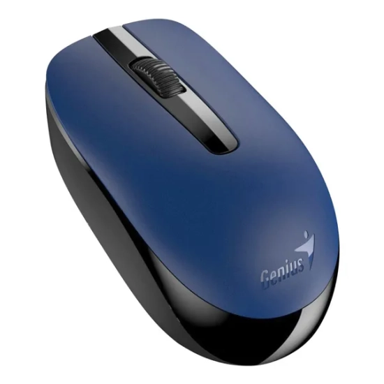 Mysz komputerowa Genius NX-7007 bezprzewodowa, czarno-niebieska, 1200 DPI