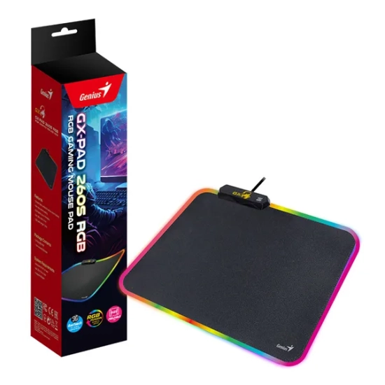 Podkładka pod mysz Genius GX gamingowa GX-Pad 260S RGB 31250018400