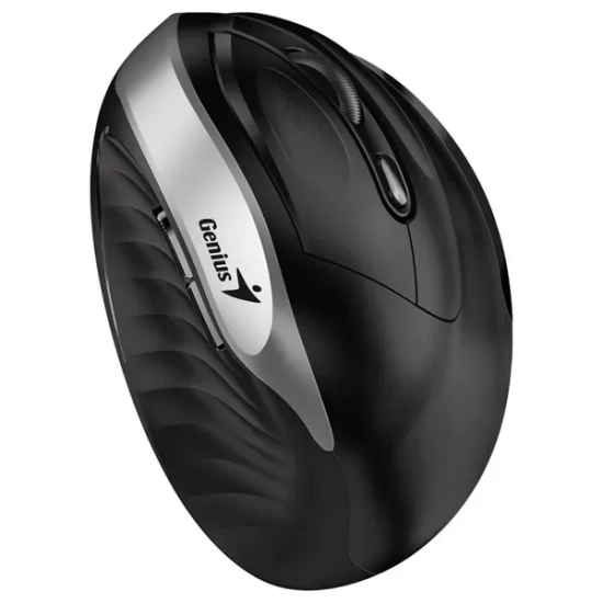 Mysz bezprzewodowa Genius Ergo 8250S czarno-srebrna 1600 DPI