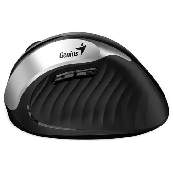 Mysz bezprzewodowa Genius Ergo 8250S czarno-srebrna 1600 DPI