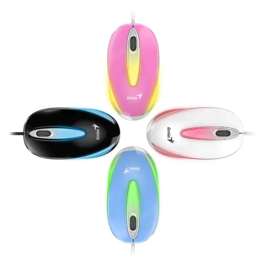 Mysz komputerowa Genius DX-Mini przewodowa, niebieska, 1000 DPI 31010025406