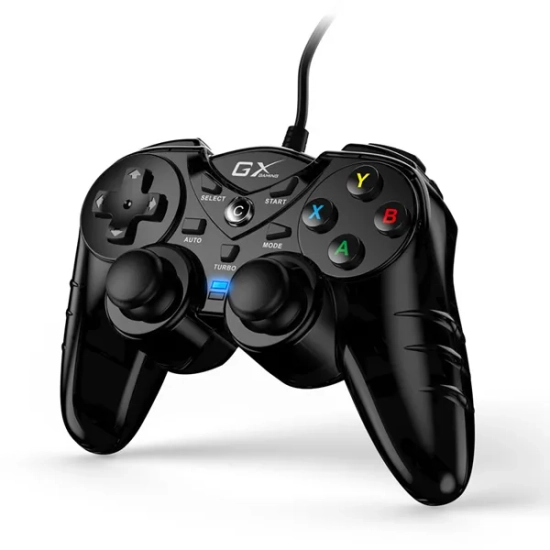 Gamepad Genius GX Gaming GX-17UV, 17 przycisków, USB/PS3, czarny